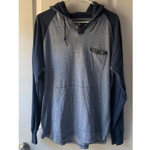 Rip Curl Men's Thin light weight Y2K Hoodie Tee Shirt 100% Cotton Size Medium